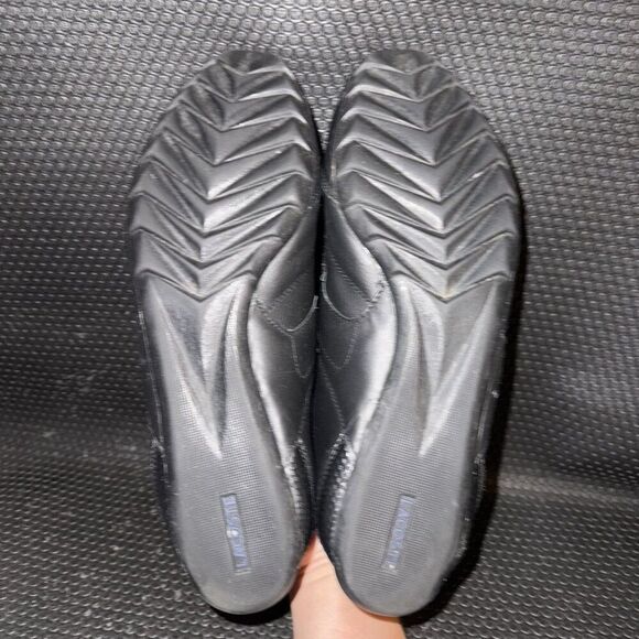 Lacoste Swerve SU SPM Black Leather Blue Sport Book And Loop Shoes Men’s Size 10 - Picture 7 of 8